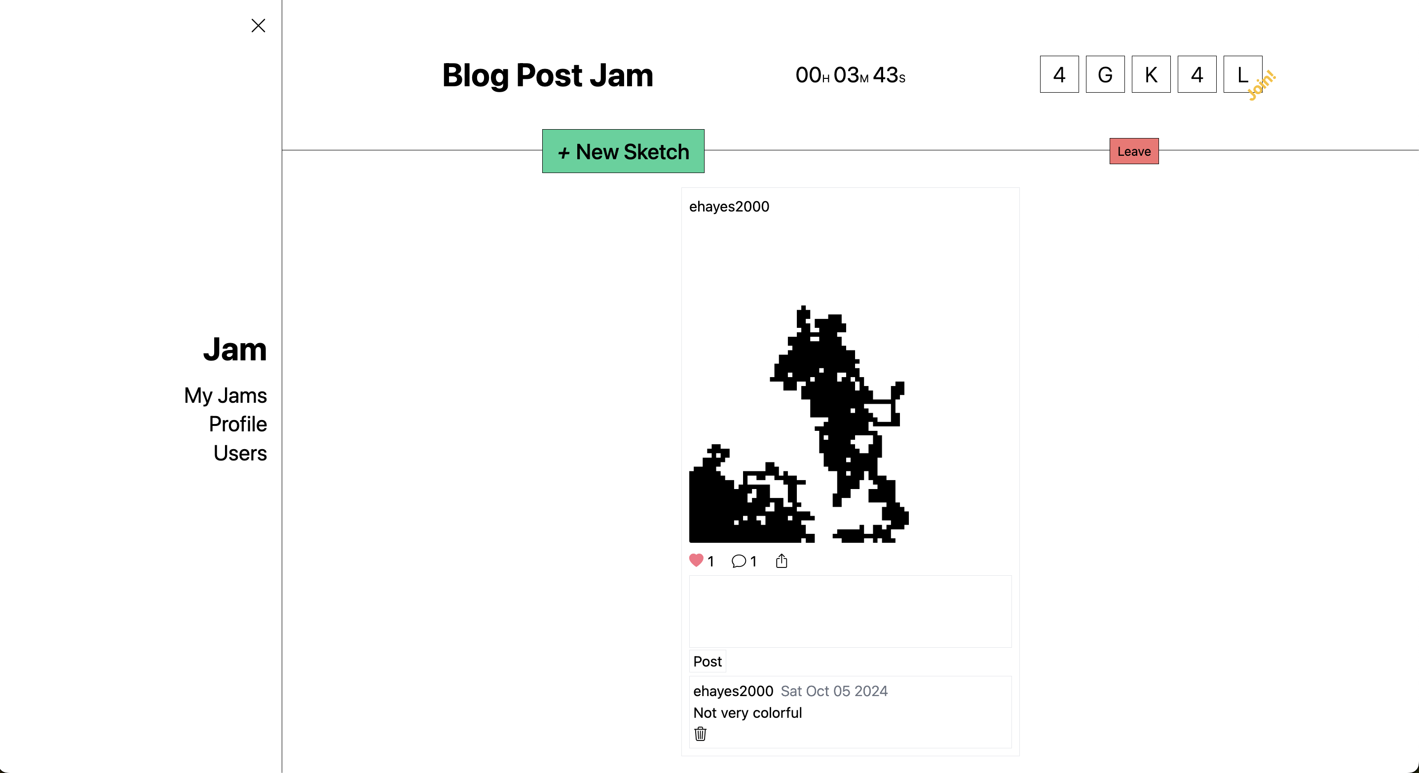 Code Jam Page